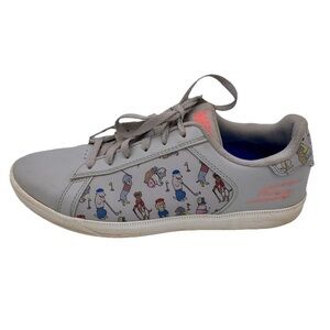 Sketchers Golf Shoes Spikeless Women 9‎ Go Drive Dogs Play Gray Leather Goga Max